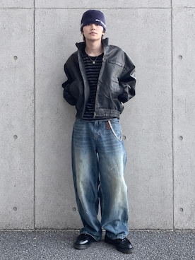「Noen（ノエン）のアイテム」を使った、renさん（メンズ・167cm）の秋コーディネート