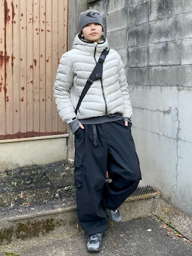 「GAP（ギャップ）のアイテム」を使った、renさん（メンズ・167cm）の冬コーディネート