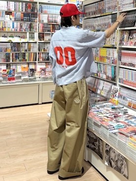 「アイテム（チノパンツ）」を使った、''r_e_n"さん（メンズ・167cm・20代）の夏コーディネート