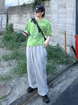 「アイテム（帽子）」を使った、''r_e_n"さん（メンズ・167cm）の秋コーディネート