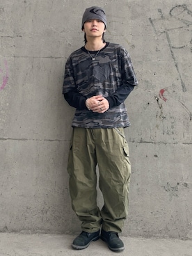 「SBG（エスビー）のアイテム」を使った、renさん（メンズ・167cm）の夏コーディネート