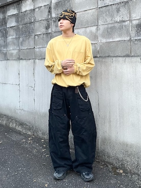 「SBG（エスビー）のアイテム」を使った、renさん（メンズ・167cm）の秋コーディネート