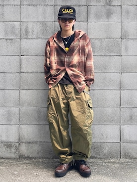 「８(eight)（エイト）のアイテム」を使った、renさん（メンズ・167cm）の夏コーディネート