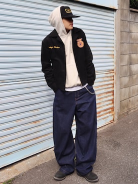 「アイテム（タンクトップ）」を使った、renさん（メンズ・167cm）の秋コーディネート