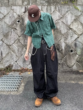 「アイテム（ネクタイ）」を使った、''r_e_n"さん（メンズ・167cm・20代）の夏コーディネート