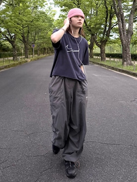 「SBG（エスビー）のアイテム」を使った、renさん（メンズ・167cm）の夏コーディネート