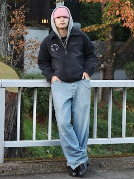 「アイテム（ジャケット/アウター）」を使った、renさん（メンズ・167cm）の秋コーディネート