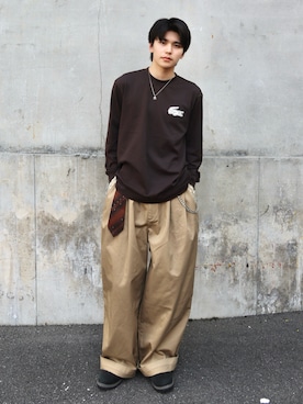 「アイテム（ネクタイ）」を使った、renさん（メンズ・167cm・20代）の秋コーディネート