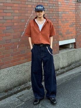 「アイテム（キャップ）」を使った、''r_e_n"さん（メンズ・167cm・20代）の夏コーディネート