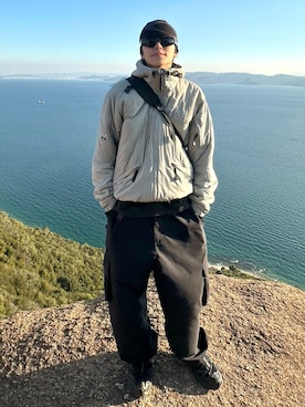 「アイテム（帽子）」を使った、renさん（メンズ・167cm）の冬コーディネート