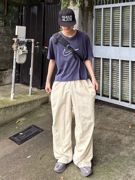 「アイテム（スニーカー）」を使った、''r_e_n"さん（メンズ・167cm）の夏コーディネート