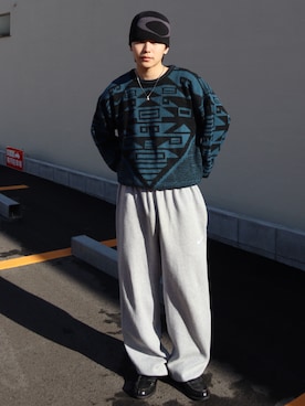 「アイテム（ニットキャップ/ビーニー）」を使った、renさん（メンズ・167cm）の秋コーディネート