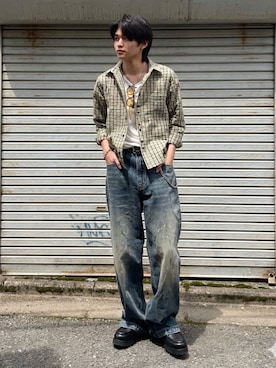 「チェック」｜renさん（メンズ・167cm）の春コーディネート