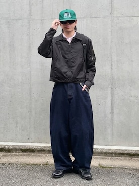 「FRUIT OF THE LOOM（フルーツオブザルーム）のアイテム」を使った、renさん（メンズ・167cm）の春コーディネート