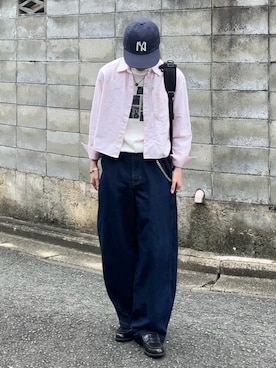 「Cooperstown Ball Cap（クーパーズタウンボールキャップ）のアイテム」を使った、renさん（メンズ・167cm）の春コーディネート