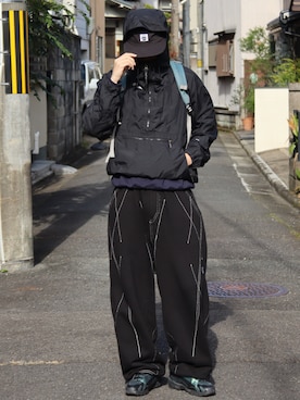 「アイテム（マウンテンパーカー）」を使った、renさん（メンズ・167cm）の秋コーディネート