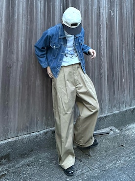 「アメカジコーデ」｜「アイテム（トップス）」を使った、''r_e_n"さん（メンズ・167cm）の秋コーディネート