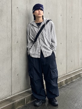 「SBG（エスビー）のアイテム」を使った、renさん（メンズ・167cm）の夏コーディネート