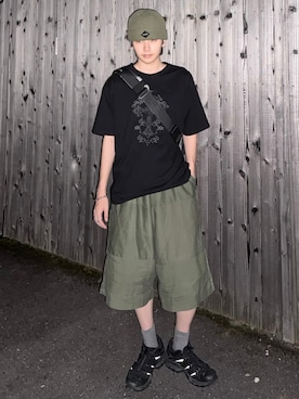 「アイテム（Tシャツ/カットソー）」を使った、''r_e_n"さん（メンズ・167cm・20代）の夏コーディネート