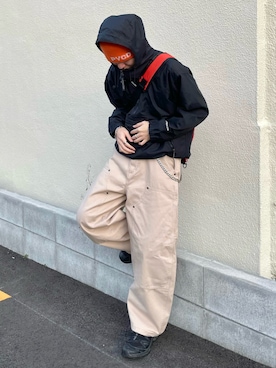 「CPCM（シーピーシーエム）のアイテム」を使った、renさん（メンズ・167cm）の春コーディネート