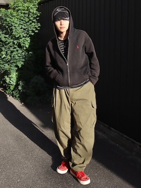 renさん（メンズ・167cm）の冬コーディネート