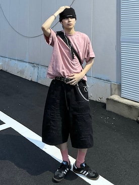 「アイテム（ニットキャップ/ビーニー）」を使った、''r_e_n"さん（メンズ・167cm・20代）の夏コーディネート