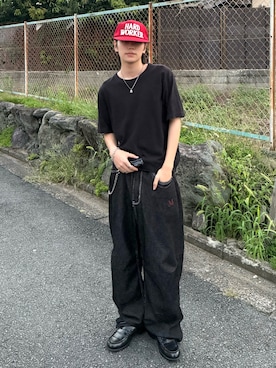 「アイテム（サングラス）」を使った、''r_e_n"さん（メンズ・167cm）の秋コーディネート