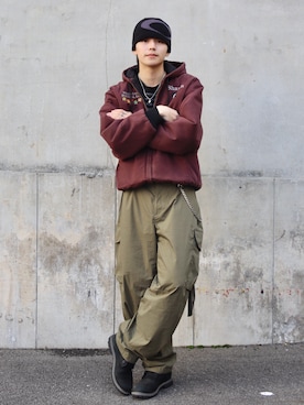 「アイテム（アクセサリー）」を使った、renさん（メンズ・167cm）の秋コーディネート