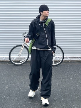 「アイテム（マウンテンパーカー）」を使った、''r_e_n"さん（メンズ・167cm・20代）の夏コーディネート