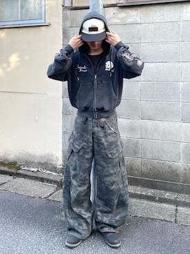 「SBG（エスビー）のアイテム」を使った、renさん（メンズ・167cm）の秋コーディネート