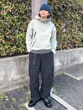 「アイテム（帽子）」を使った、renさん（メンズ・167cm）の春コーディネート