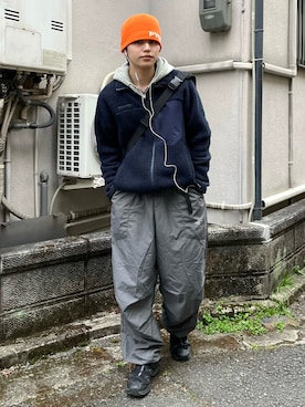 「SALOMON（サロモン）のアイテム」を使った、renさん（メンズ・167cm）の春コーディネート