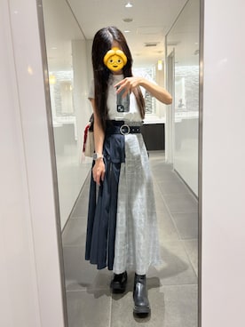 「GRL（グレイル）のアイテム（ブーツ）」を使った、Yu....738さん（レディース・158cm）の春コーディネート