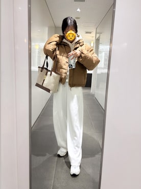 Yu....738さん（骨格ナチュラル・レディース・158cm）の冬コーディネート