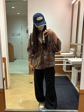 Yu....738さん（骨格ナチュラル・レディース・158cm）の秋コーディネート