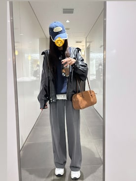 「アイテム（帽子）」を使った、Yu....738さん（レディース・158cm）の秋コーディネート