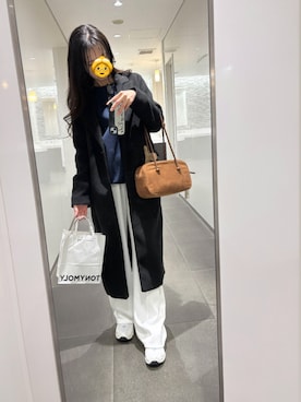 「アイテム（スウェットパンツ）」を使った、Yu....738さん（レディース・158cm）の秋コーディネート