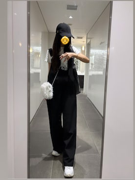 「アイテム（オールインワン・サロペット）」を使った、Yu....738さん（レディース・158cm）の秋コーディネート