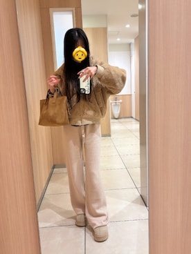 「nest Robe（ネストローブ）のアイテム」を使った、Yu....738さん（レディース・159cm）の冬コーディネート