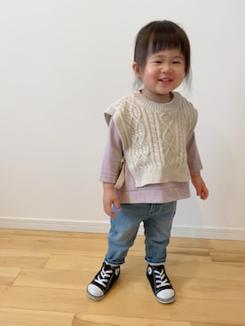 niputotoさん（キッズ・80cm）の春コーディネート