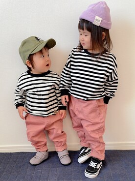 niputotoさん（キッズ・80cm）の春コーディネート