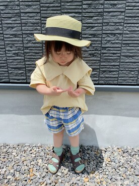 「カラー×コーデ」｜niputotoさん（キッズ・80cm）の春コーディネート