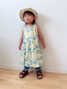 「Will Mery（ウイルメリィ）のアイテム」を使った、niputotoさん（キッズ・80cm）の夏コーディネート