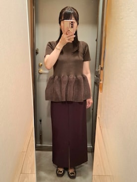 「お仕事コーデ」｜yukoさん（レディース・153cm）の秋コーディネート