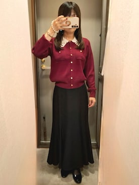 「menue（メヌエ）のアイテム」を使った、yukoさん（レディース・153cm）の秋コーディネート