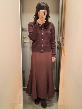 「アイテム（その他）」を使った、yukoさん（レディース・153cm）の秋コーディネート