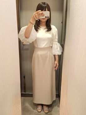 「お仕事コーデ」｜yukoさん（レディース・153cm）の夏コーディネート