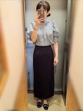 「ASBee（アスビー）のアイテム（パンプス）」を使った、yukoさん（レディース・153cm）の夏コーディネート
