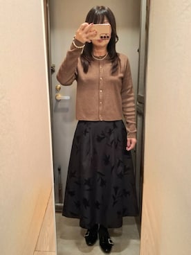 「アイテム（その他）」を使った、yukoさん（レディース・153cm）の秋コーディネート