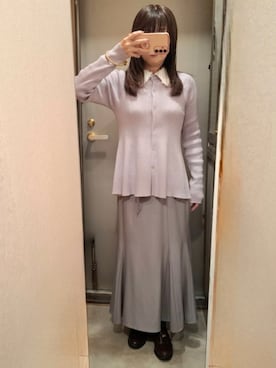 「NATURAL BEAUTY BASIC（ナチュラルビューティーベーシック）のアイテム」を使った、yukoさん（レディース・153cm）の春コーディネート